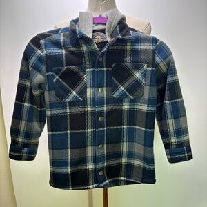 Freedom Foundry Sherpa Lined Hooded Flannel Size XS (5/6)